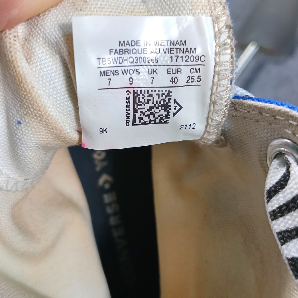 Converse Chuck Taylor All Star Lift High Top Women Size 9 Blue Canvas Platform - Picture 7 of 7